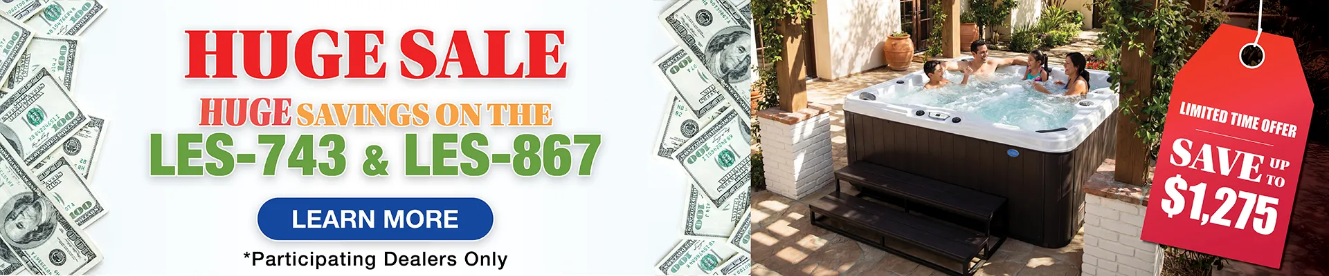 Calspas hot tub being used in a family setting - Federal Way